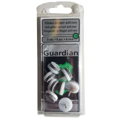 Outlet Nimara Filtsko med søm ø20mm hvid