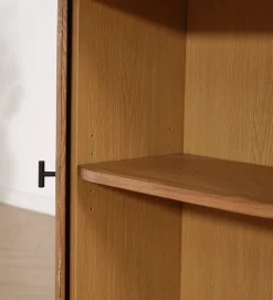 Hot Nimara Florence jalousi skab med lameller i eg 70x40x85 cm