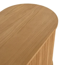 New Nimara Florence jalousi skab med lameller i eg 160x45x75 cm