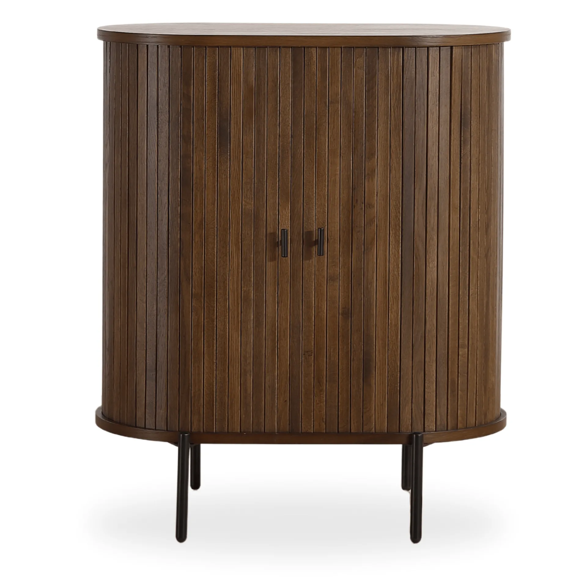 Hot Nimara Florence jalousi skab med lameller i røget eg 70x40x85 cm