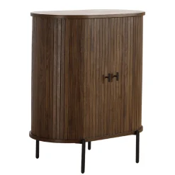 Hot Nimara Florence jalousi skab med lameller i røget eg 70x40x85 cm