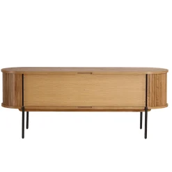 Sale Nimara Florence jalousi tv-bord med lameller i eg 138x40x55 cm