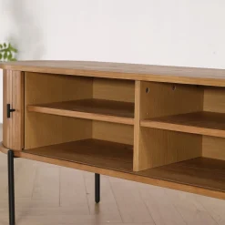 Sale Nimara Florence jalousi tv-bord med lameller i eg 138x40x55 cm