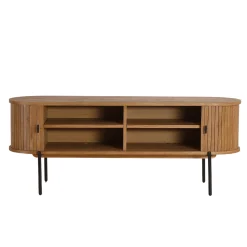 Sale Nimara Florence jalousi tv-bord med lameller i eg 138x40x55 cm