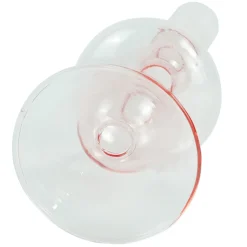 New Nimara Gracie glas lysestage lyserød 18 cm