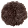 Best Nimara Ægte lammeskindshynde - Brun Ø35 cm