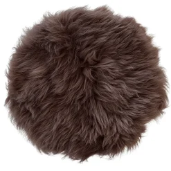 Best Nimara Ægte lammeskindshynde - Brun Ø35 cm