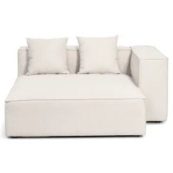 New Nimara Hailey - Højrevendt chaiselong modulsofa i beige med 3 moduler L: 415 X D: 148 X H: 65 cm