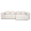 Nimara Hailey - Højrevendt chaiselong modulsofa i beige med 2 moduler L: 294 X D: 148 X H: 65 cm