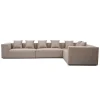 Discount Nimara Hailey - Hjørnesofa modulsofa i sand med 4 moduler (Opstilling 2)  L: 368 X D: 247 X H: 65 Cm