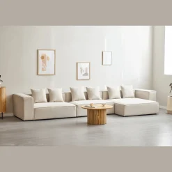 New Nimara Hailey - Modulsofa I Beige Med 3 Moduler L: 415 X D: 100 X H: 65 cm