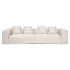 Best Nimara Hailey - Modulsofa I Beige Med 2 Moduler L: 294 X D: 100 X H: 65 cm