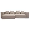 Sale Nimara Hailey - Venstrevendt chaiselong modulsofa i sand med 2 moduler L: 294 X D: 148 X H: 65 cm