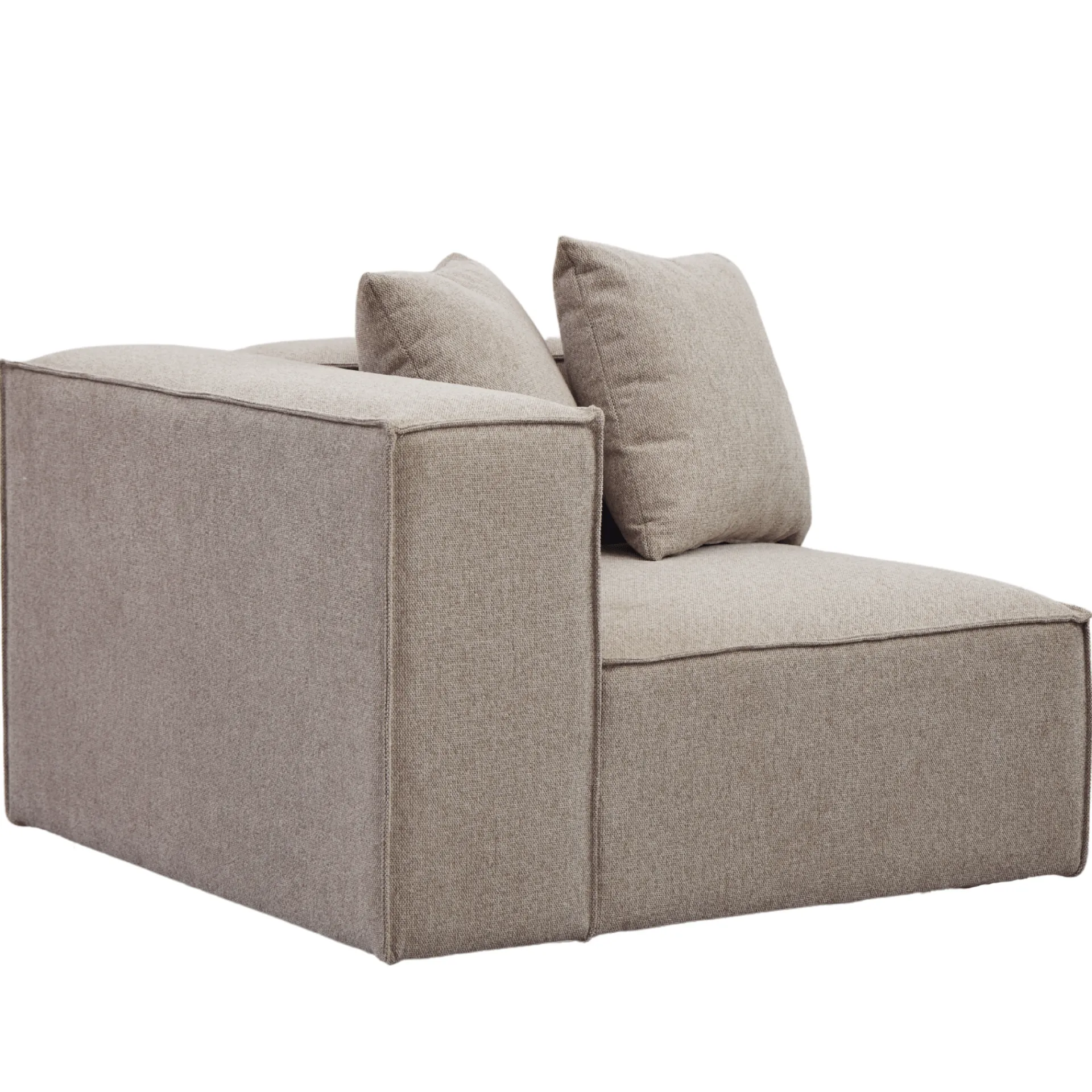 Nimara Hailey hjørne modul i sand L: 100 X D: 100 X H: 65 cm