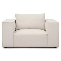 Online Nimara Hailey lænestol i beige L: 136 X D: 100 X H: 64 Cm