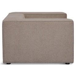 Online Nimara Hailey lænestol i sand L: 136 X D: 100 X H: 64 Cm