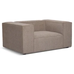 Online Nimara Hailey lænestol i sand L: 136 X D: 100 X H: 64 Cm