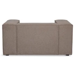 Online Nimara Hailey lænestol i sand L: 136 X D: 100 X H: 64 Cm