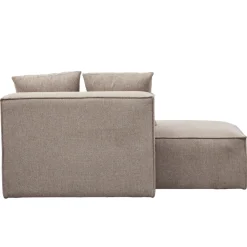 Clearance Nimara Hailey modul med halvt ryglæne venstrevendt i sand L:148 x D: 100 x H: 65 cm