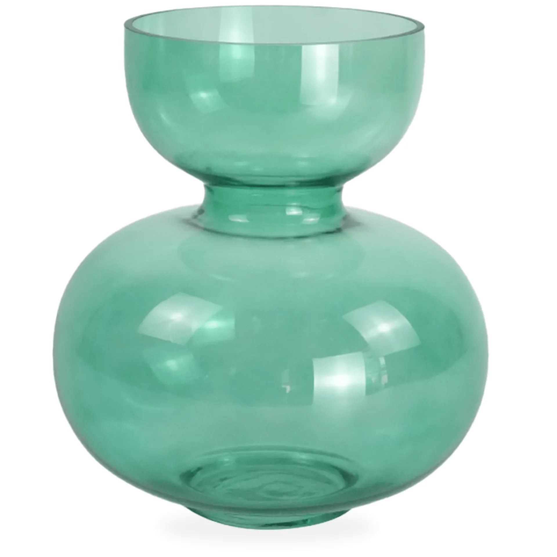 New Nimara Hazel glasvase grøn 25 cm