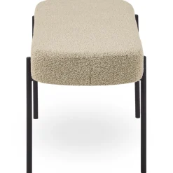 Hot Nimara Helena bænk i beige boucle 100x36x43 cm