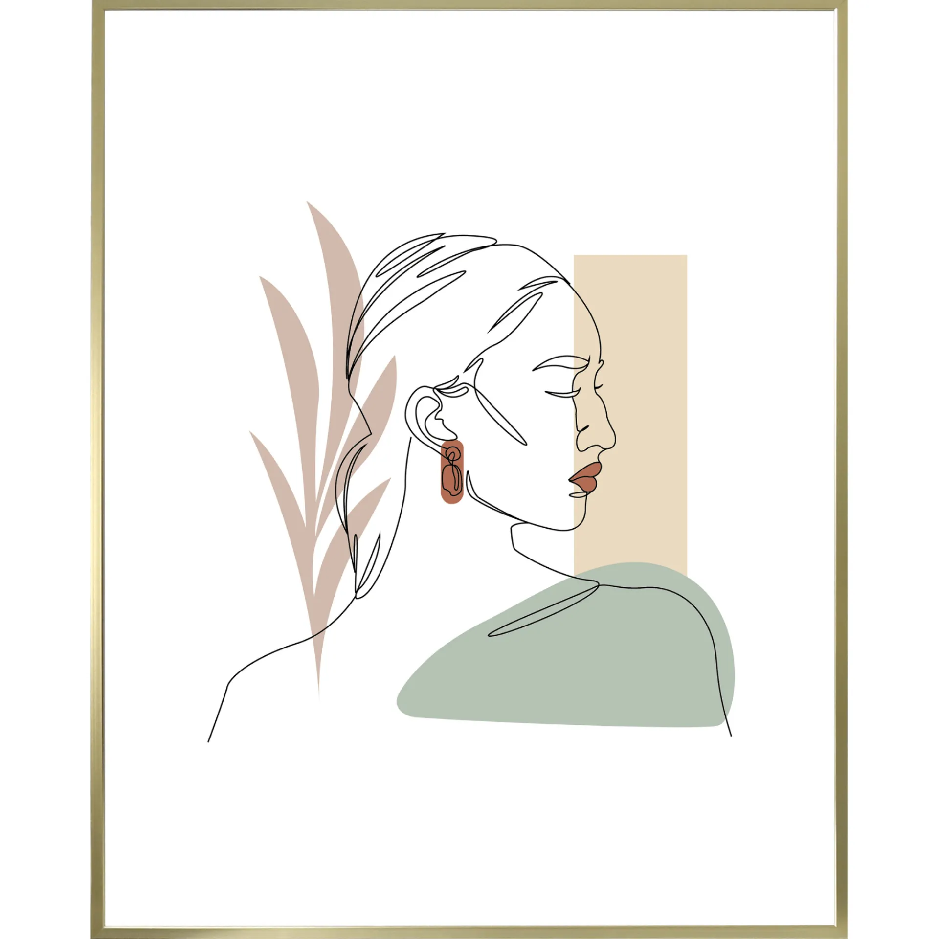 New Nimara Ibi billedramme 40x50 cm guld