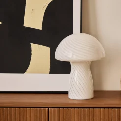 Nimara Ida Mushroom LED lampe hvid 24 cm