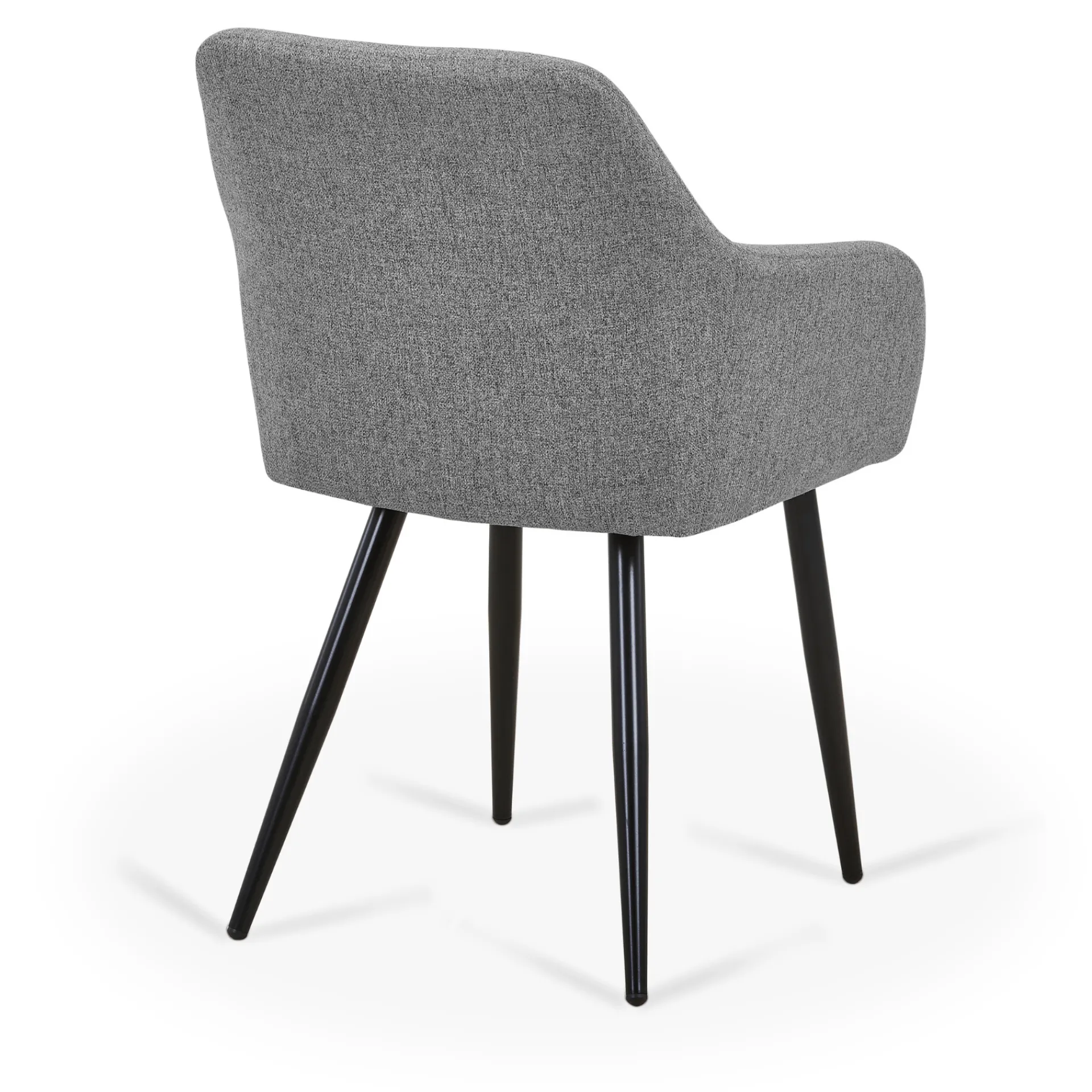 Sale Nimara Jenna spisebordsstol - mørkegrå med sorte ben