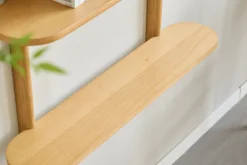 Hot Nimara Juliet væghylde i eg med 5 hylder H:140 x B:22 x B:75 cm