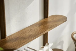 Online Nimara Juliet væghylde i røget eg med 3 hylder H:100 x D:22 x B:90 cm