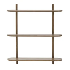 Online Nimara Juliet væghylde i røget eg med 3 hylder H:100 x D:22 x B:90 cm