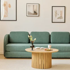 Online Nimara Katarina foldbar sovesofa grøn L: 217 x D: 77/145 x H: 75 cm