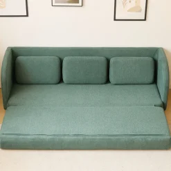 Online Nimara Katarina foldbar sovesofa grøn L: 217 x D: 77/145 x H: 75 cm