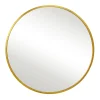 Online Nimara Kaya rundt spejl med messing/guld ramme Ø70 cm