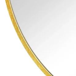 Online Nimara Kaya rundt spejl med messing/guld ramme Ø70 cm