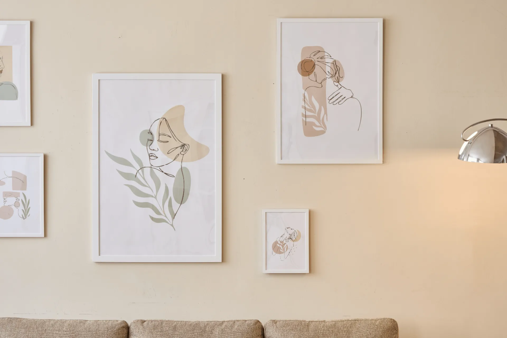 New Nimara Lea billedramme 50x70 cm hvid