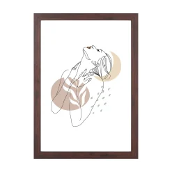 Discount Nimara Lea billedramme 21x30 cm røget træ