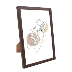 Discount Nimara Lea billedramme 21x30 cm røget træ