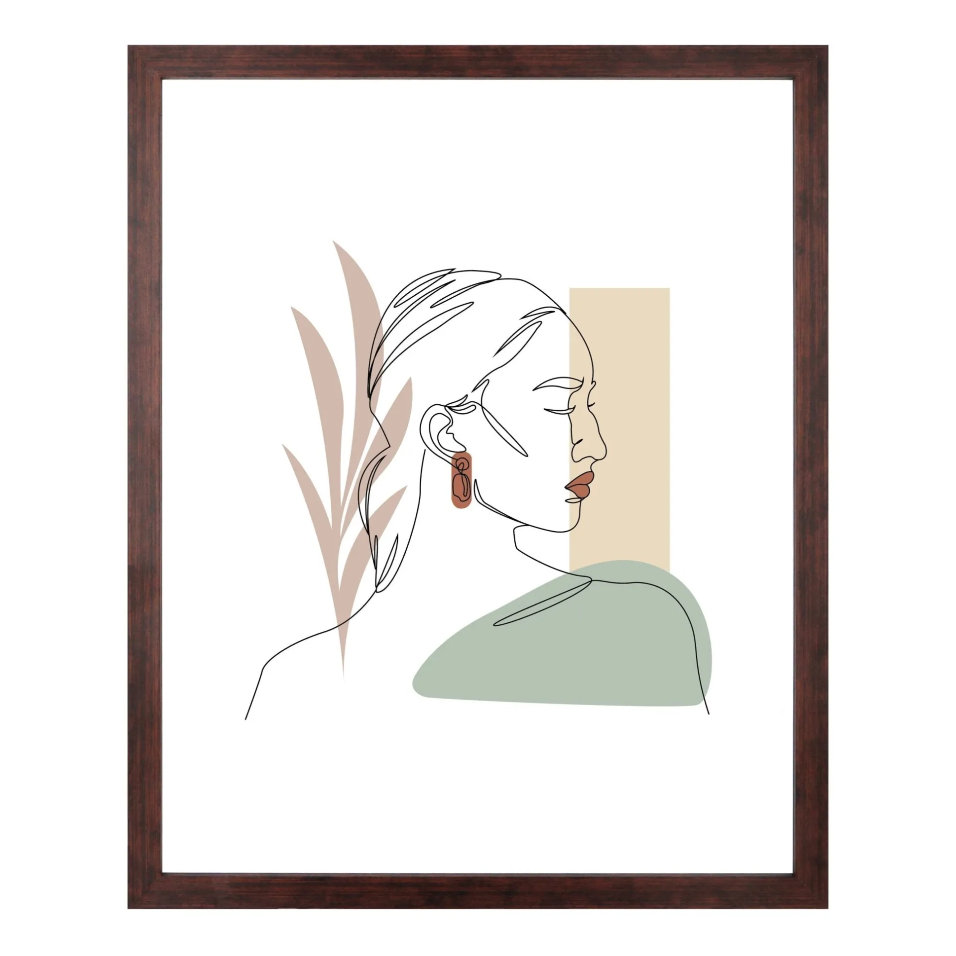 Outlet Nimara Lea billedramme 40x50 cm røget træ