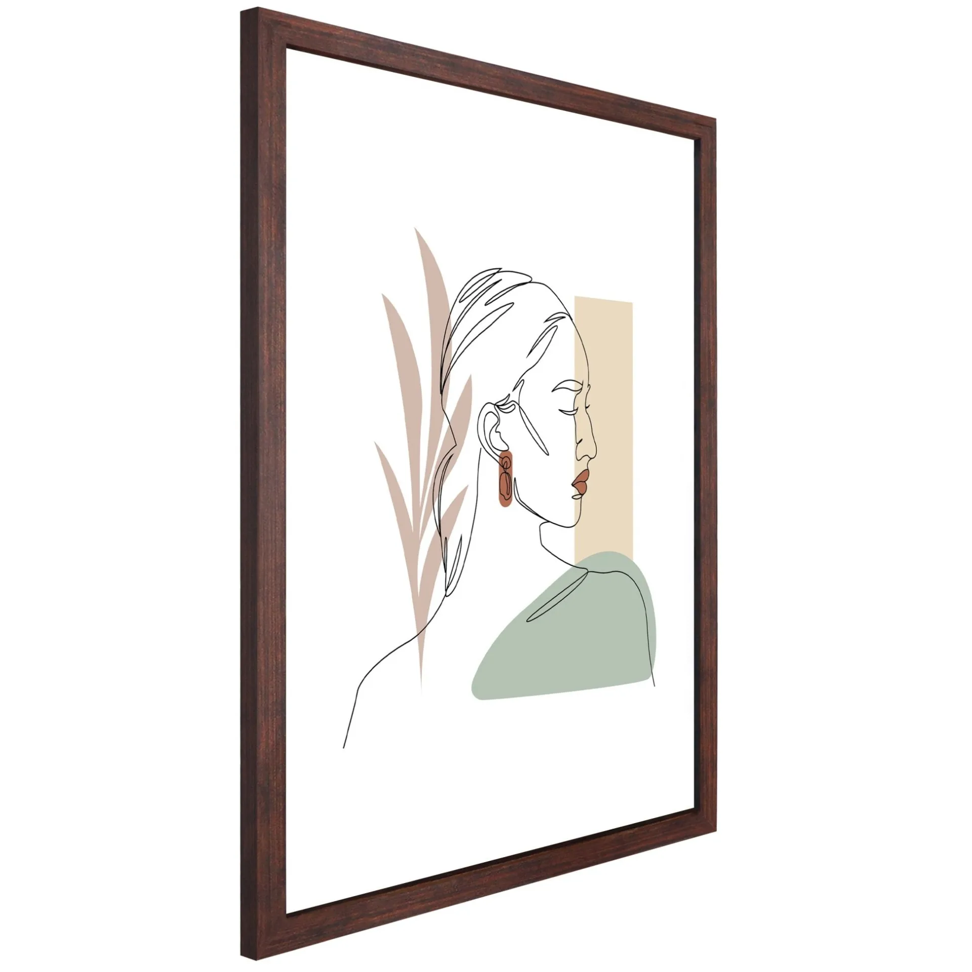 Outlet Nimara Lea billedramme 40x50 cm røget træ