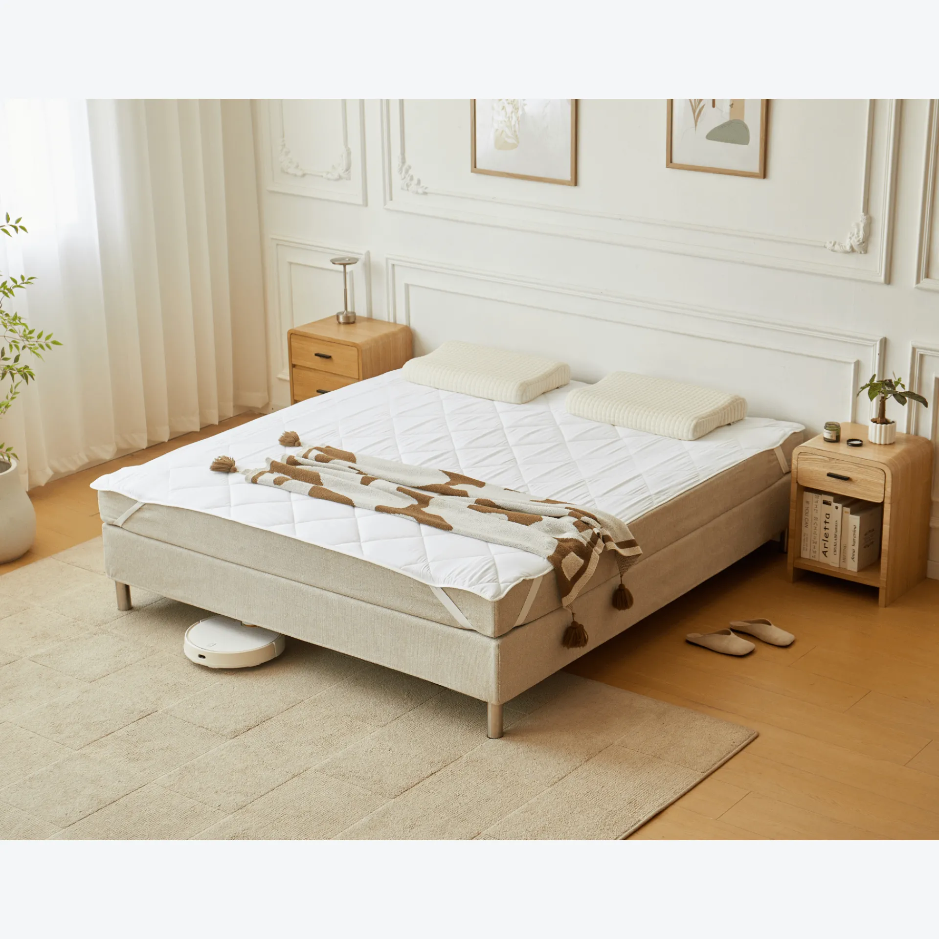 Sale Nimara Leo hvid rullemadras 180x200 cm