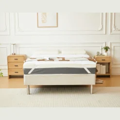 New Nimara Leo hvid rullemadras 140x200 cm