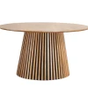 Discount Nimara Lewis - Lamel rundt Spisebord I Egefiner Ø140 cm