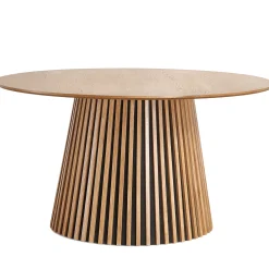 Discount Nimara Lewis - Lamel rundt Spisebord I Egefiner Ø140 cm