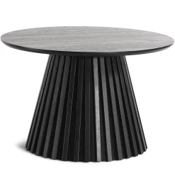 Sale Nimara Lewis lamel sofabord sort Ø70 cm