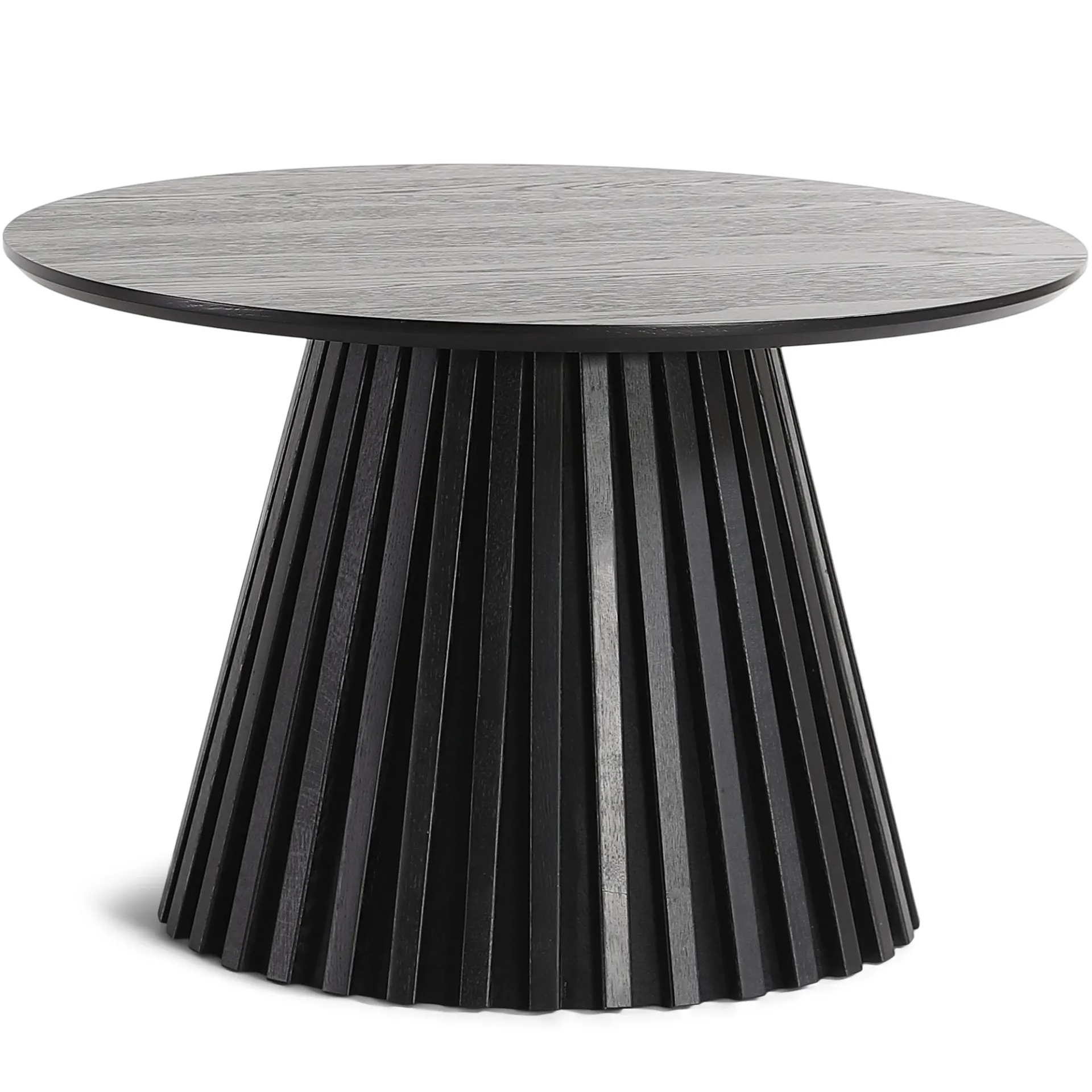 Sale Nimara Lewis lamel sofabord sort Ø70 cm