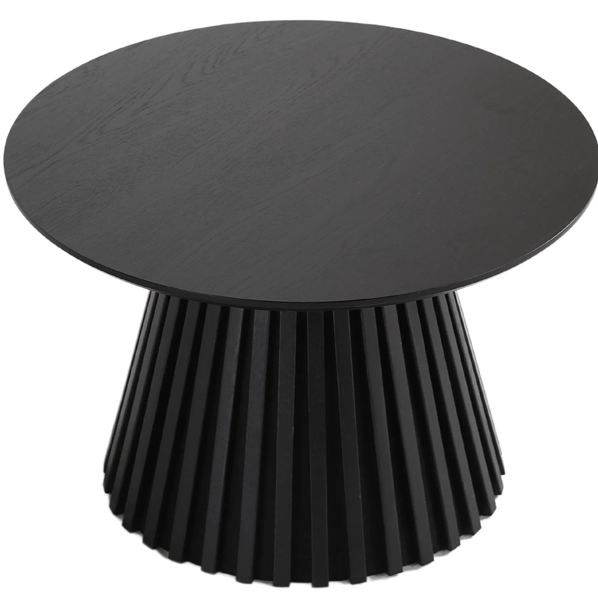 Sale Nimara Lewis lamel sofabord sort Ø70 cm