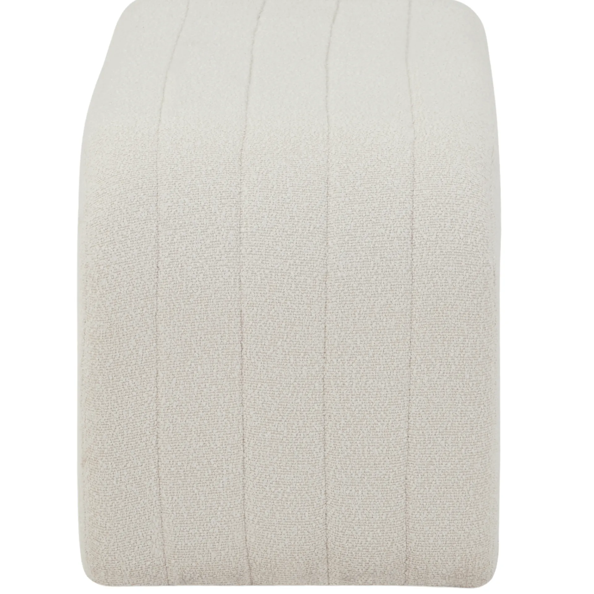 Online Nimara Lianna bænk i hvid boucle 95x40x44 cm