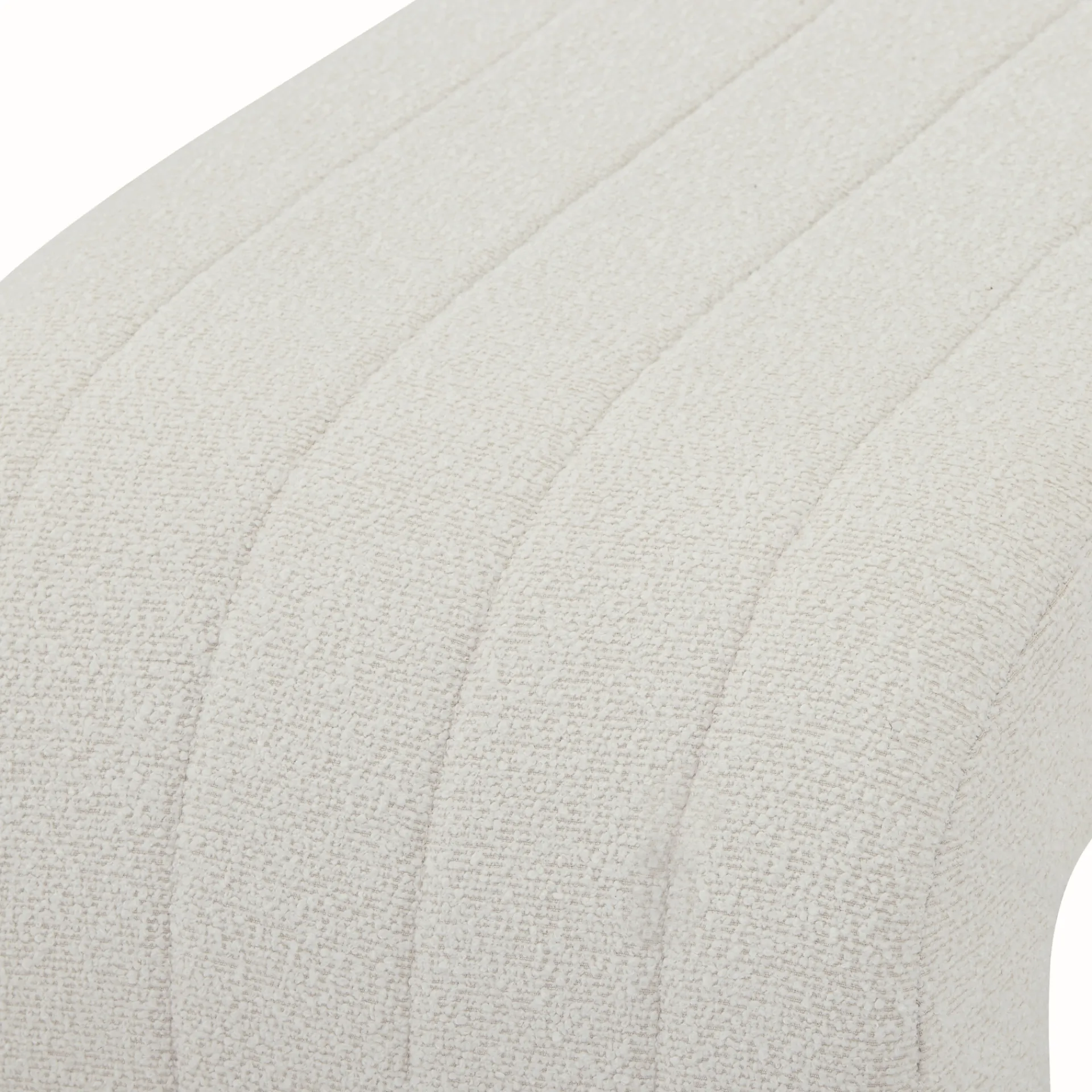 Online Nimara Lianna bænk i hvid boucle 95x40x44 cm