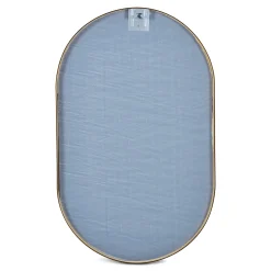 Discount Nimara Linda ovalt spejl med messing/guld ramme 50x80 cm